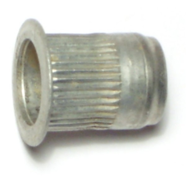 Midwest Fastener Blind Nut Insert, 5/16"-18 Thrd Sz, Aluminum, 6 PK 69306